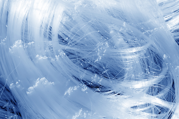 Nylon thread texture as background, closeup of photo